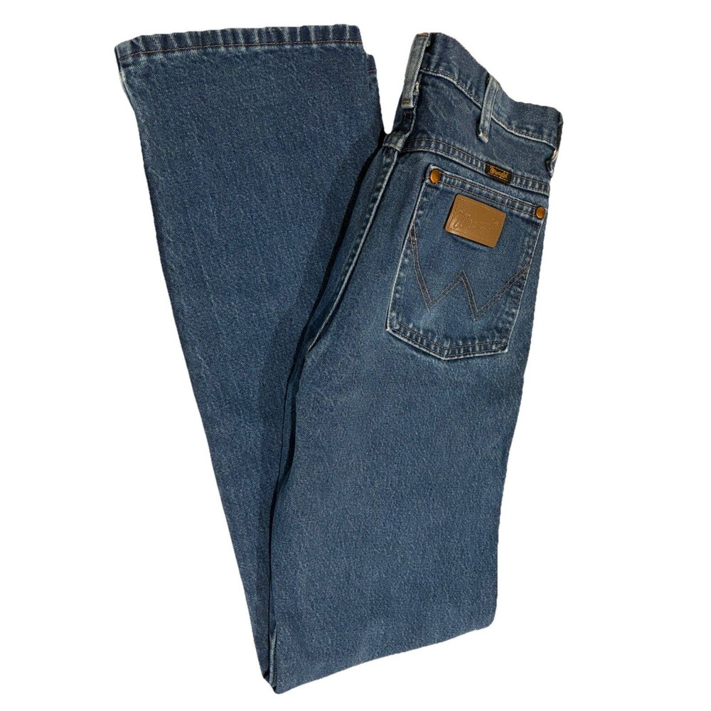 Vintage Wrangler 936PWD Cowboy Cut Slim Fit Jeans Mens 29x32 USA Fabric 80s